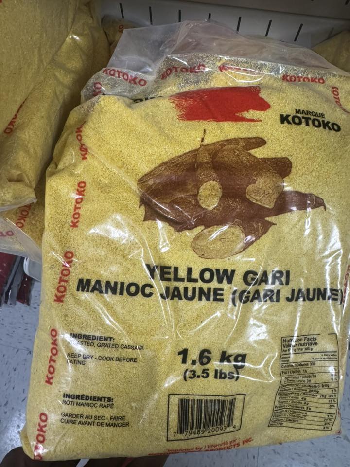Gari manioc jaune Kotoko
