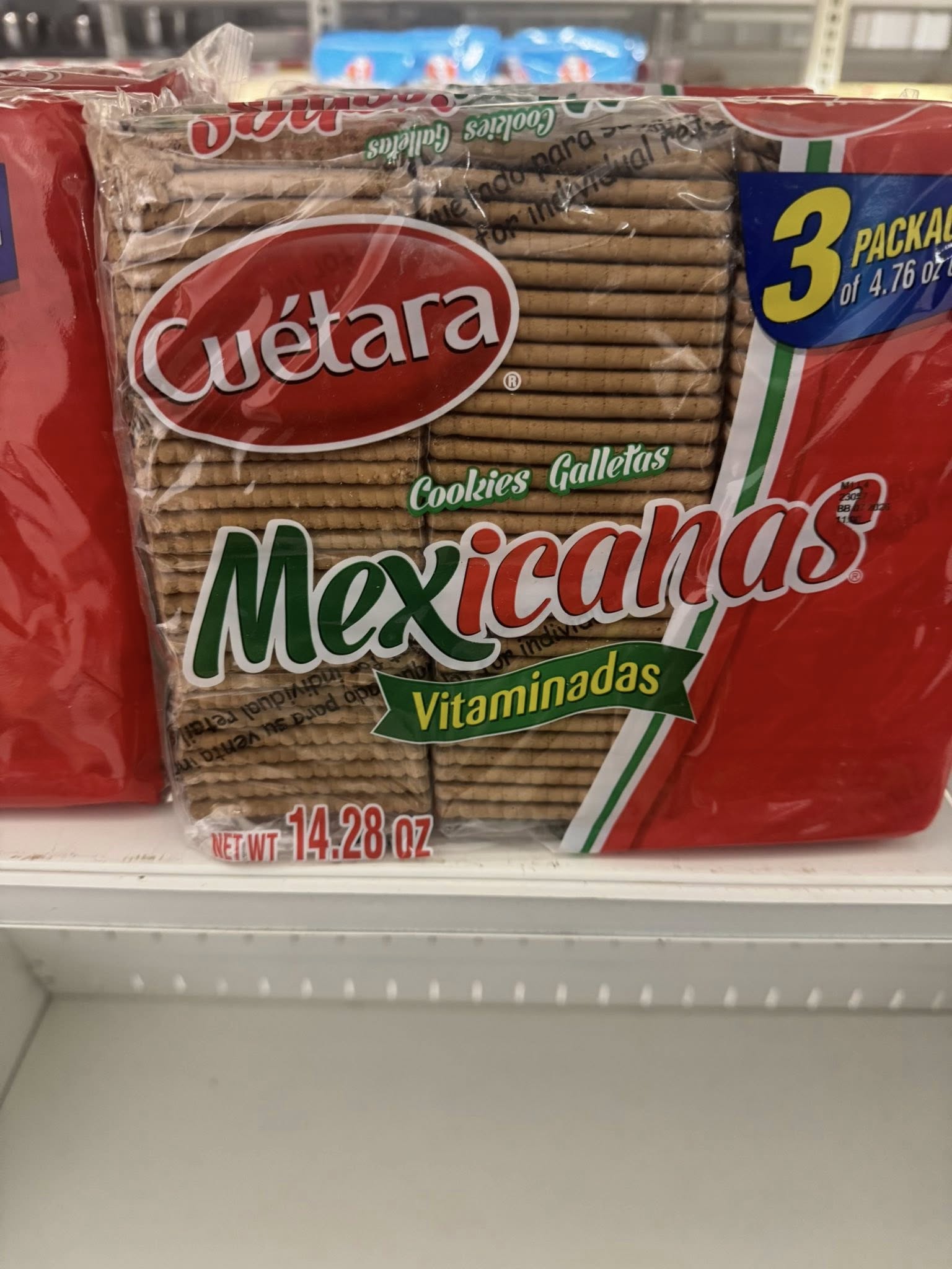 Cuetara Mexicanas cookies