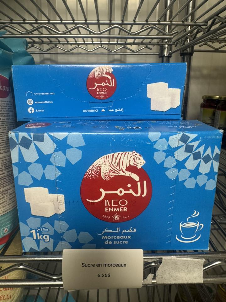 Sucre en morceaux Enmer